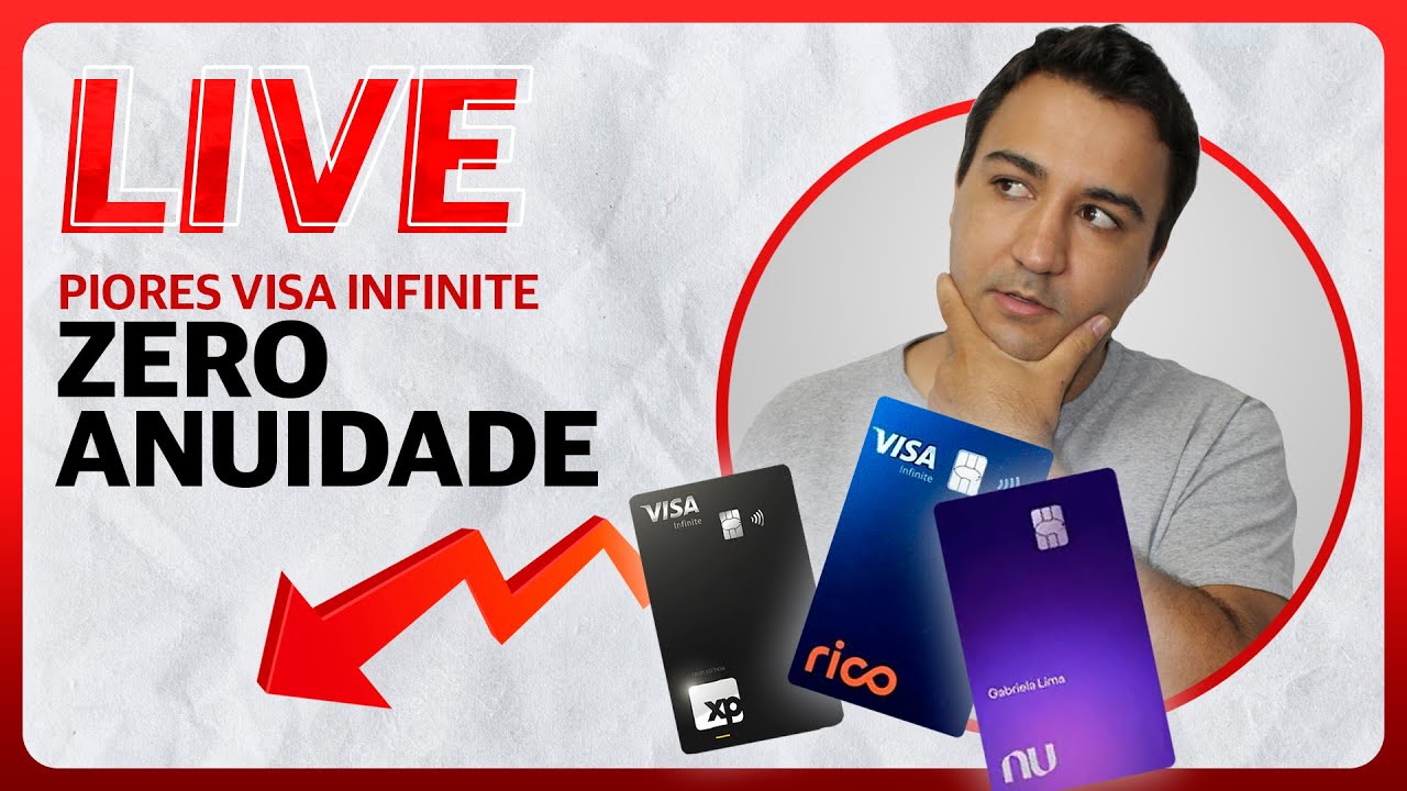 💳 AO VIVO - CARTÕES BLACKS ZERO ANUIDADE PRESTAM?