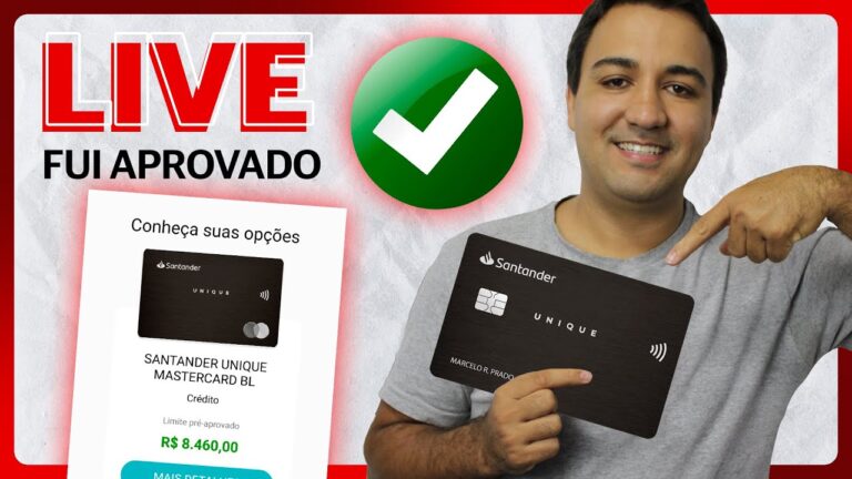 💳 COMO EU FUI APROVADO NO CARTÃO UNIQUE BLACK SANTANDER