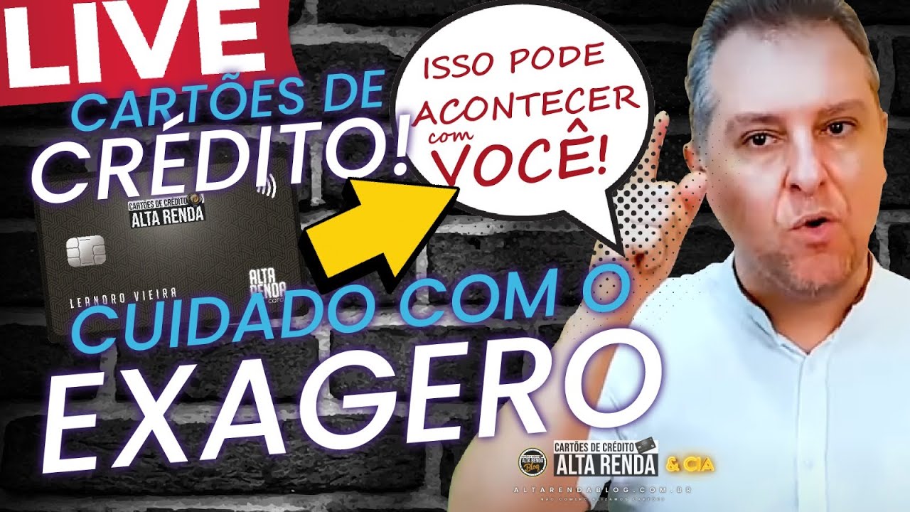 💳LIVE: CUIDADO COM O EXAGERO DO CARTÃO DE CRÉDITO, ISSO PODE ACONTECER COM VOCÊ SAIBA TUDO HOJE.