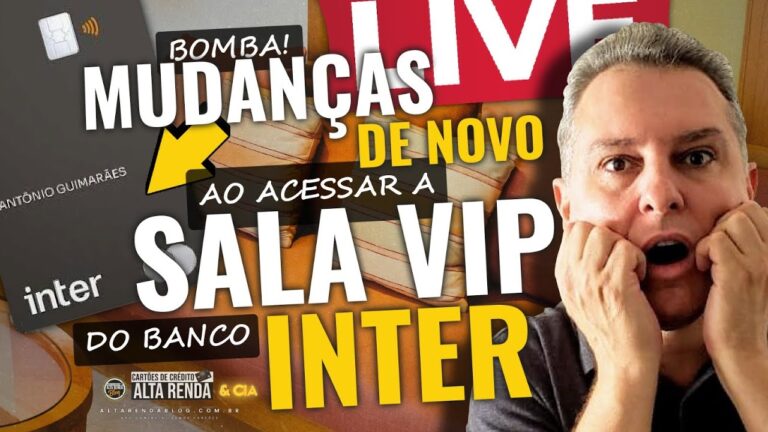 💳LIVE: BANCO INTER MUDA AS REGRAS DOS CARTÕES BLACK PARA TER ACESSO ATRAVÉS DO LOUNGE KEY. HOJE LIVE