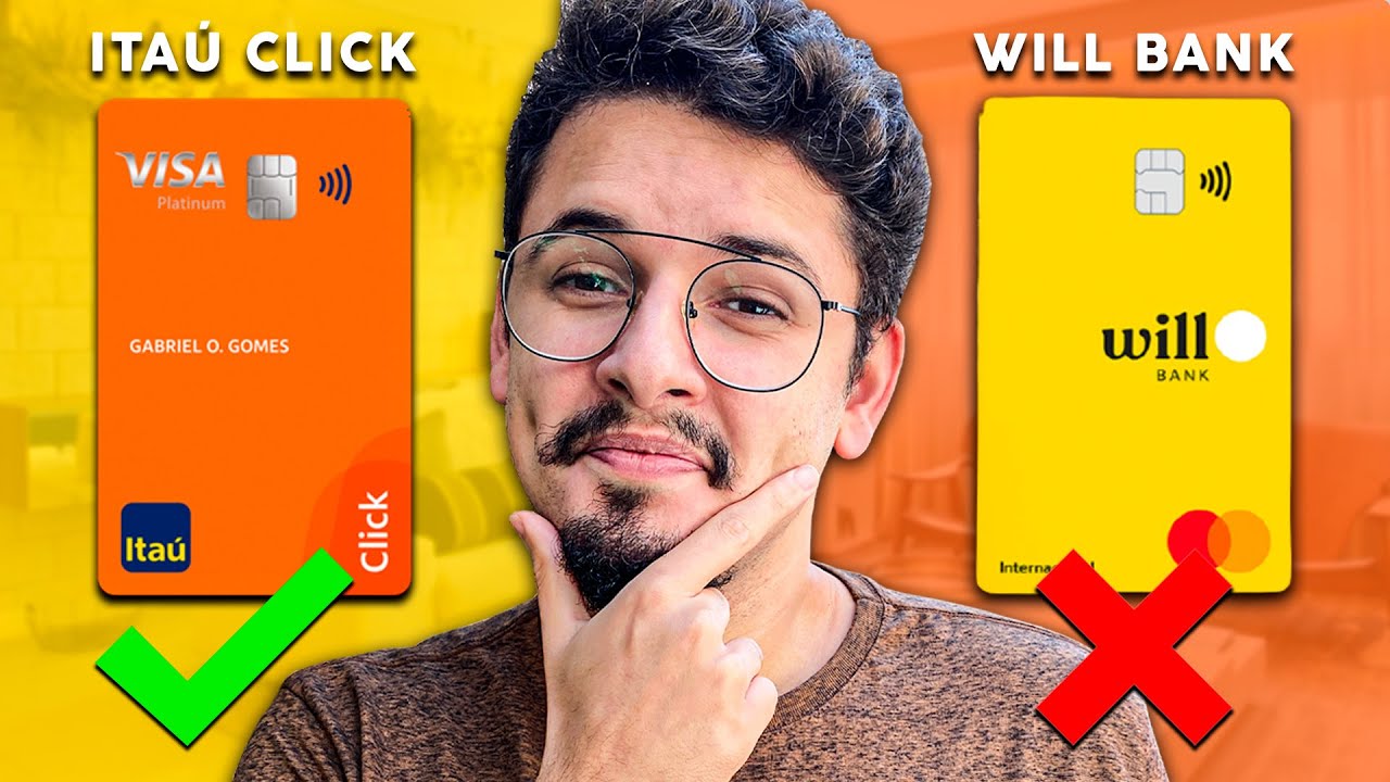 💳 Cartão Itaú Click ou Will Bank: Qual o Melhor Cartão de Crédito? Sem Mimimi Duelo de Cartões #7