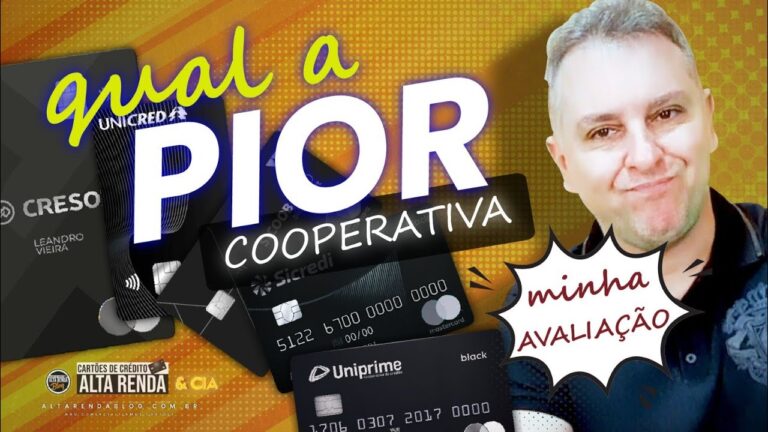 💳ANÁLISE DAS 5 MAIORES COOPERATIVAS QUE EU TENHO! SICOOB, SICREDI, CRESOL, SISPRIME, UNICRED.