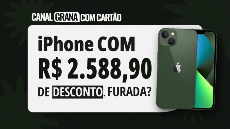 IPHONE COM R$ 2.588,90 DE DESCONTO. FURADA?