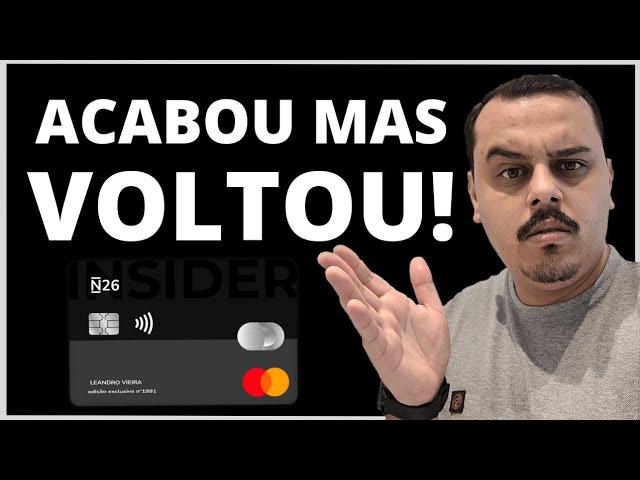 ATENÇÃO: MUITOS CLIENTES PEDIRAM E A N26 TROUXE ALGO DE VOLTA PARA O SEU CARTÃO DE CRÉDITO, CONFIRA.