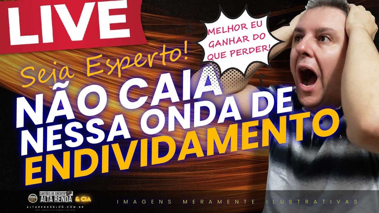 💳LIVE: VAMOS FALAR SOBRE ISSO! NÃO CAIA NESTA ONDA DE ENDIVIDAMENTO. NOVIDADE NA MASTERCARD BLACK.