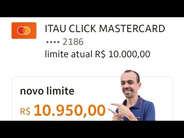 ITAÚ ACABOU DE AUMENTAR MEU LIMITE DO CARTÃO DE CRÉDITO CLICK PLATINUM