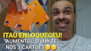 ITAÚ ENLOQUECEU! AUMENTOU O LIMITE DO CARTÃO DE CRÉDITO NOS 3 CLICKS