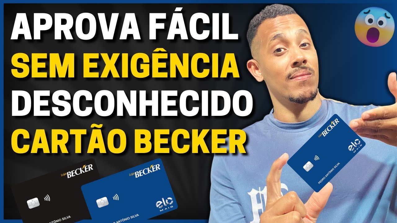 💳【 ATENÇÃO! 】FÁCIL DE APROVAR - CARTÃO DE CRÉDITO BECKER ELO | CARTÃO DE LOJA SEM EXIGÊNCIA