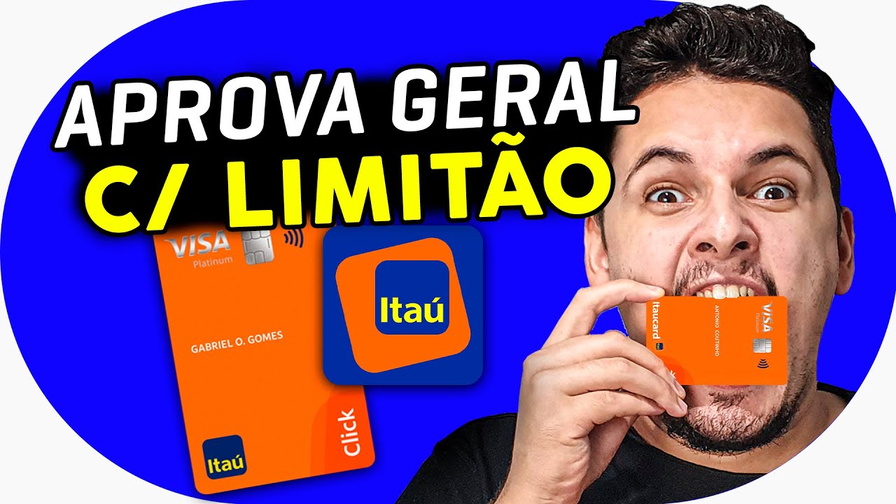 💳 Cartão Itaú Click: Vale a Pena? Fácil Aprovação? Limite Alto? SAIBA TUDO sem mimimi [ATUALIZADO]