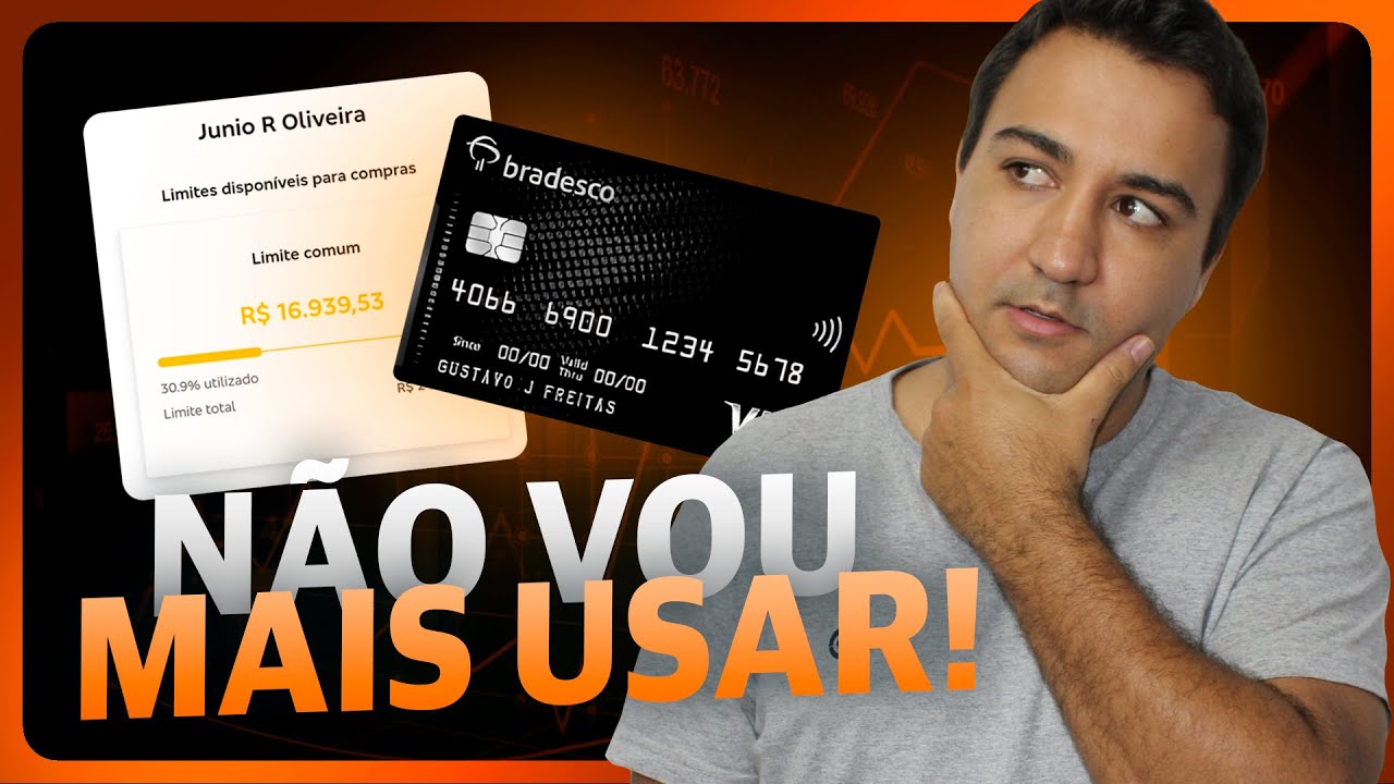 SACANAGEM DO BRADESCO! TIVE QUE PARAR DE USAR O VISA INFIITE DE 20 MIL E LIMITE!