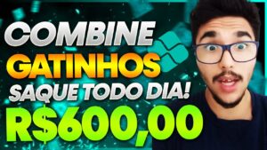 JOGUINHO QUE PAGA DINHEIRO DE VERDADE! COMBINE OS GATINHOS E SAQUE TODOS OS DIAS NESSE JOGO!