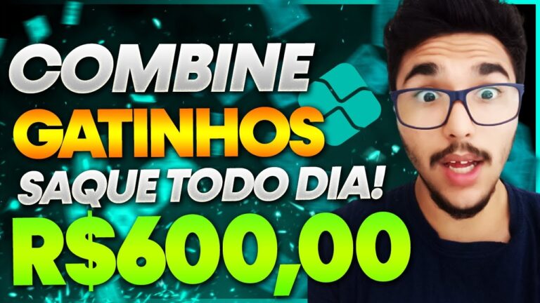 JOGUINHO QUE PAGA DINHEIRO DE VERDADE! COMBINE OS GATINHOS E SAQUE TODOS OS DIAS NESSE JOGO!
