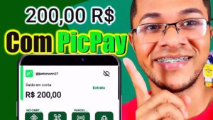 NOVA FORMA DE GANHAR 200 R$ com PICPAY notas de mercado VELE DINHEIRO