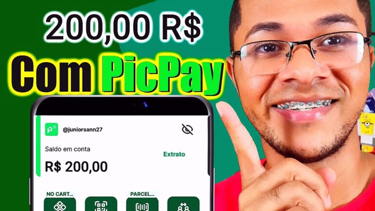 NOVA FORMA DE GANHAR 200 R$ com PICPAY notas de mercado VELE DINHEIRO
