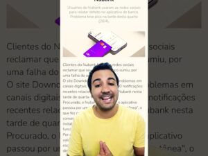 Nubank sumiu dinheiro dos clientes #bancosdigitais