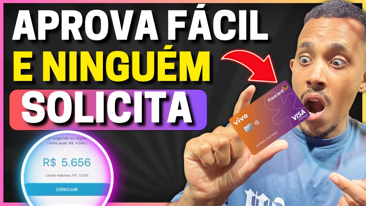 💳【 URGENTE 】CARTÃO De Crédito VIVO PLATINUM APROVANDO MUITO Alto Limite - rei dos cartões