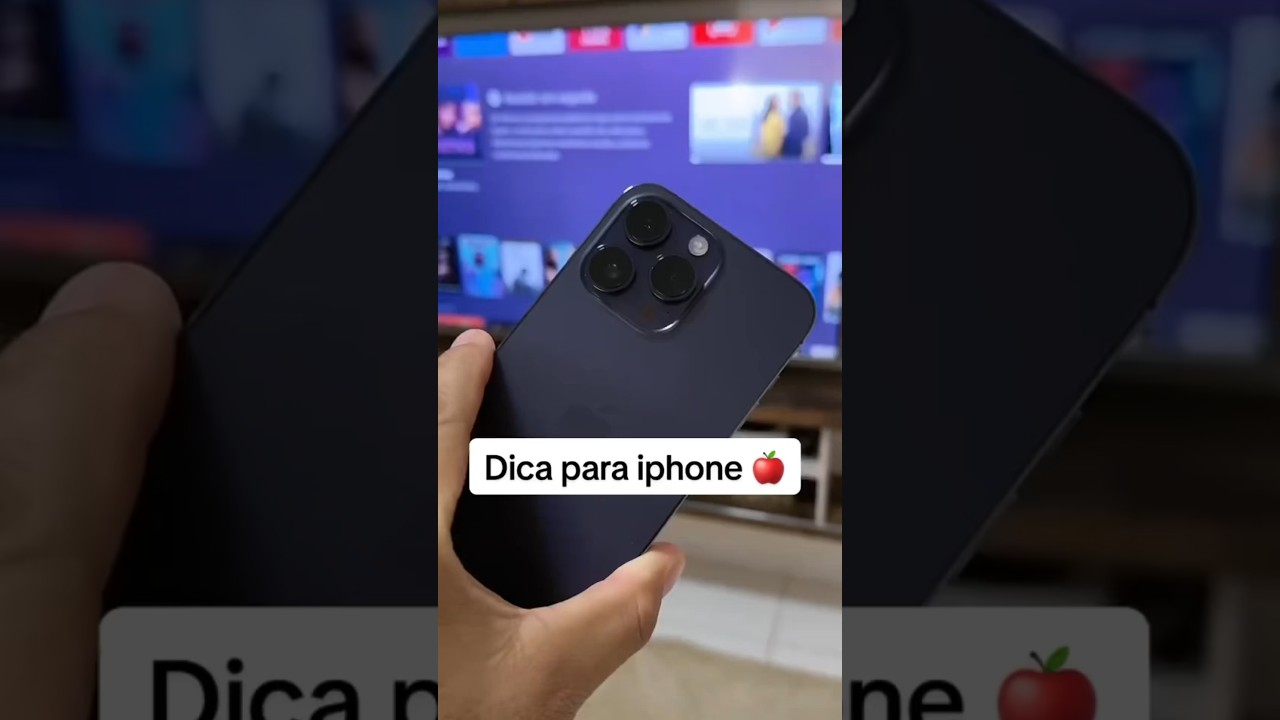 Dica para iphone! Como usar um iPhone como controle remoto universal de smartv #dicas #iphone