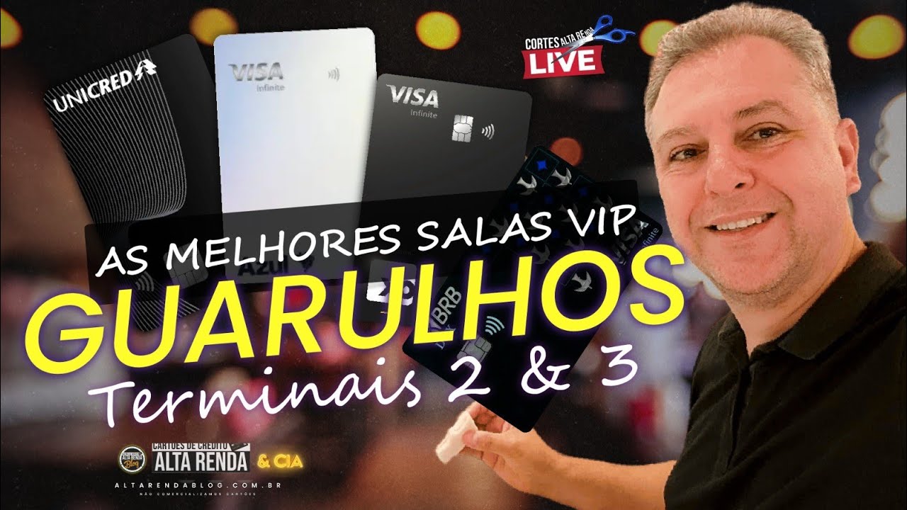 💳AS MELHORES SALAS VIP DE SÃO PAULO, CONGONHAS E GUARULHOS TERMINAL 1 , 2 E 3, SAIBA QUAIS AQUI.