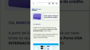 PORTOSEGURO DIMINUI O LIMITE DO CARTÃO DE CRÉDITO PELA METADE.