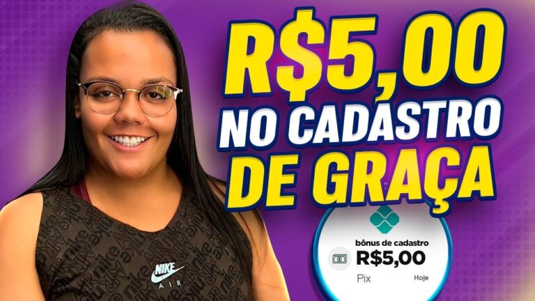 R$5 NO CADASTRO SEM INVESTI! GANHAR DINHEIRO ONLINE PELO CELULAR