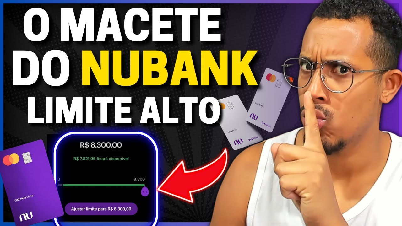 💳MEU SEGREDO De Ter Limite ALTO NO CARTÃO NUBANK Passo a Passo | Rei dos cartões