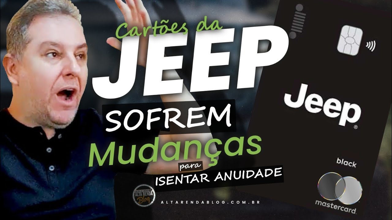 💳JEEP CARD MUDA AS REGRAS PARA ISENTAR A ANUIDADE DO CARTÃO MASTERCARD BLACK DA JEEP. VEJA AQUI.