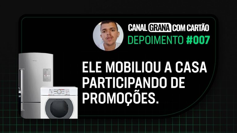 Ele mobiliou a casa com as promoções de "Mega Acumulo" e ainda conseguiu algo muito maior...