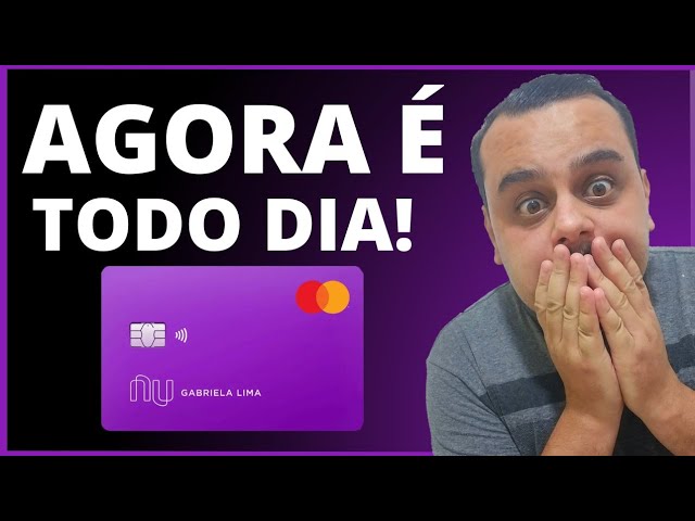 TÁ LOUCO! AGORA É TODO DIA ISSO NO CARTÃO DE CRÉDITO DO NUBANK, CONFIRA.