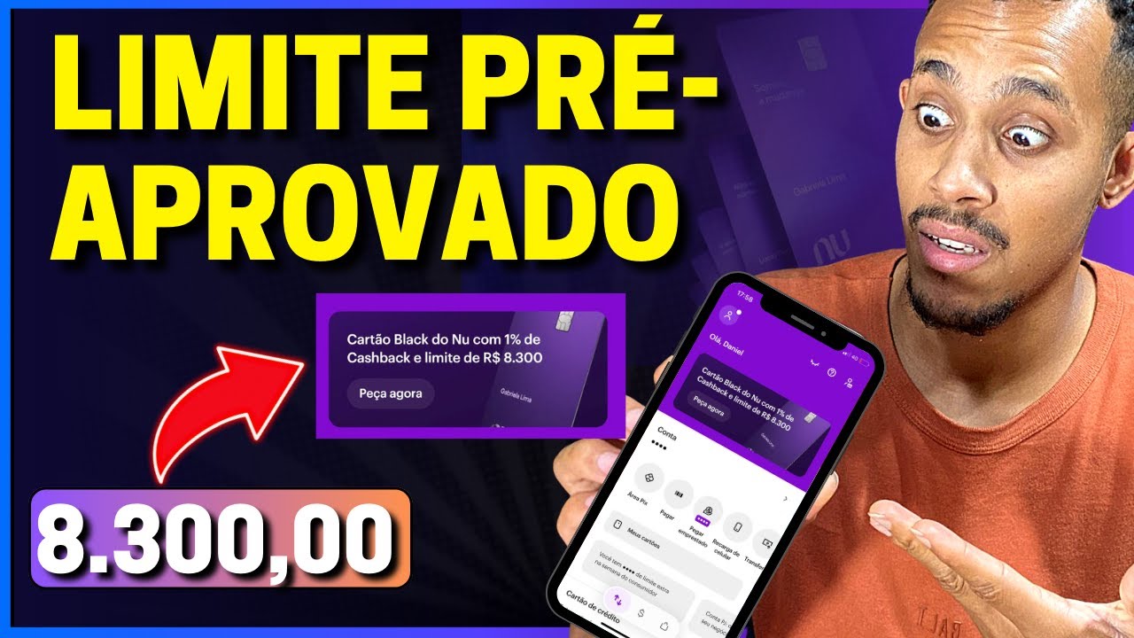 💳【 URGENTE 】CARTÃO ULTRA VIOLETA NUBANK PRÉ-APROVADO COM 8.300,00 DE LIMITE DE CRÉDITO