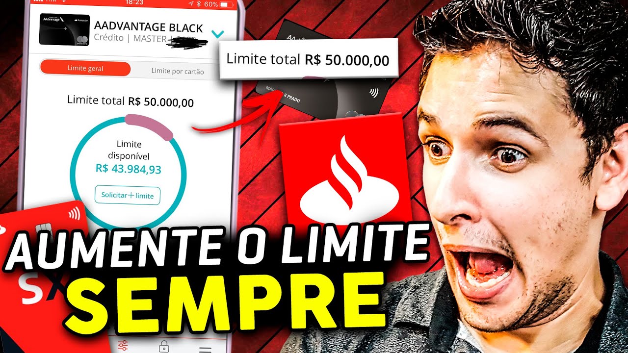 🟠 Como Aumentar SEMPRE o Limite do Cartão Santander de Forma Simples [SEM ENROLAÇÃO!]