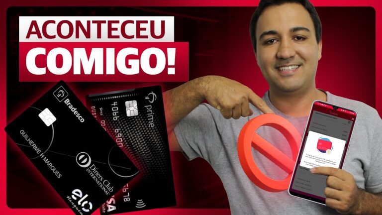 TIVE 3 CARTÕES BLOQUEADOS!