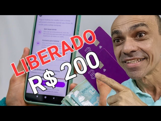 CARTÃO DE CRÉDITO;Recurso do NUBANK libera R$ 200 para TODOS os usuários: Veja como Usar