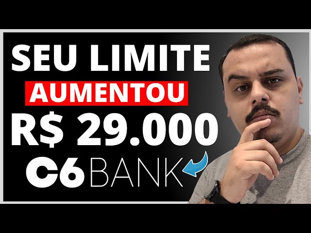 FIQUE DE OLHO! SERÁ QUE ELE VOLTOU, C6 BANK SEU LIMITE DO CARTÃO DE CRÉDITO AUMENTOU, CONFIRA.