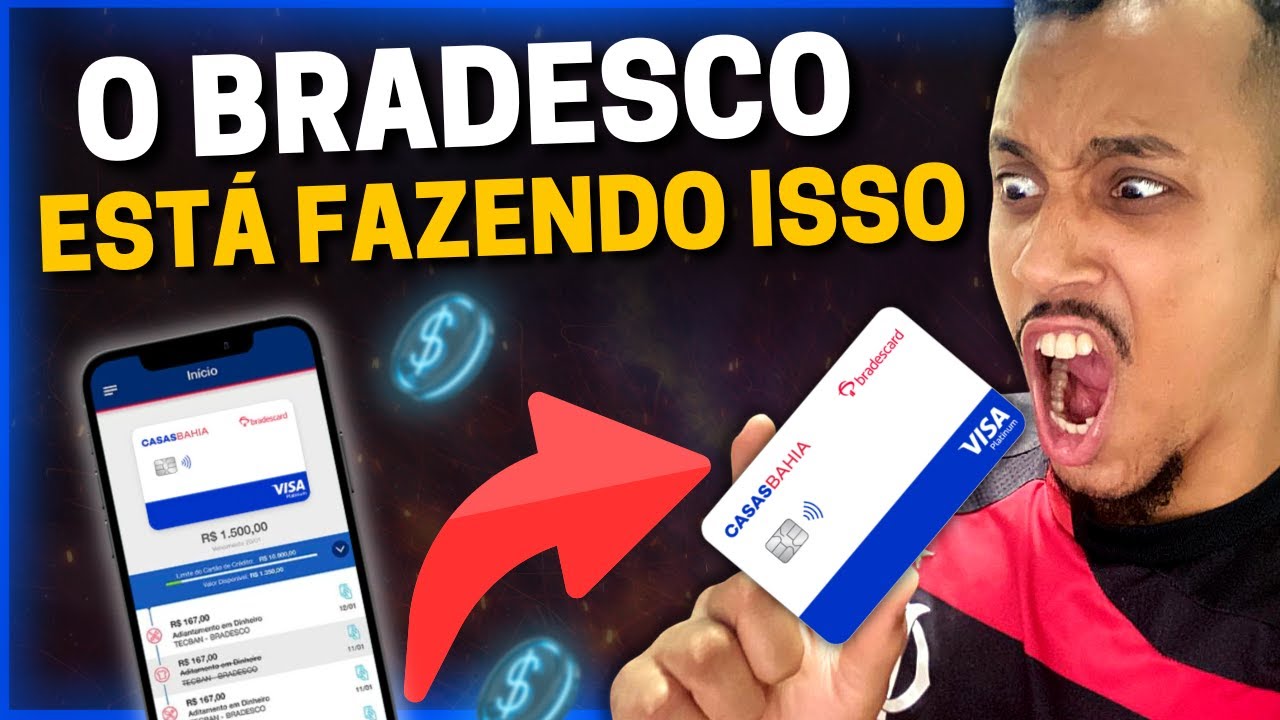 🚨URGENTE! Bradesco Está Aprovando Cartão Para TODO MUNDO Que Faz ISSO AQUI | Cartão Casas Bahia