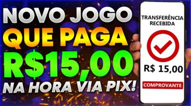 🤑Novo JOGO QUE GANHA DINHEIRO DE VERDADE Está Pagando R$15,00 na HORA via Pix