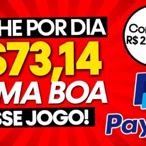 JOGO PAGANDO R$73,14 NO MESMO DIA PARA JOGAR VARIOS JOGOS! JOGOS QUE GANHA DINHEIRO DE VERDADE!