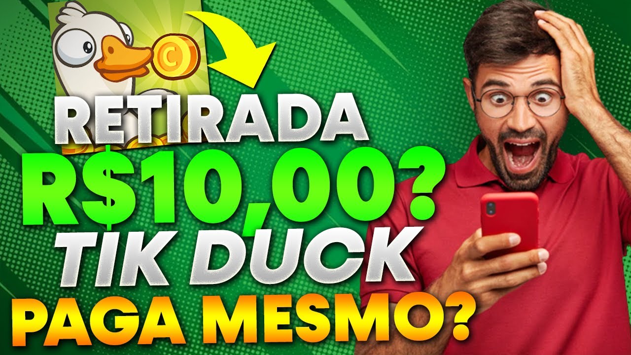 ✅Tik Duck PAGA? NOVO JOGO QUE PAGA DINHEIRO DE VERDADE? Tik Duck Paga mesmo ou é GOLPE?