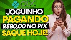 NOVO JOGO PAGANDO R$80,00 NO PIX PARA JOGAR VARIOS JOGOS! JOGOS QUE PAGAM DINHEIRO DE VERDADE