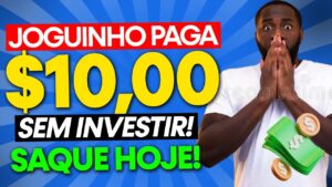 Novo Jogo PAGANDO $10,00 Dolares SEM PRECISAR INVESTIR! JOGOS QUE PAGAM DINHEIRO DE VERDADE