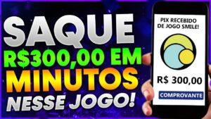 ✅SAQUE R$300 EM MINUTOS NESSE JOGO! Jogos que Ganham Dinheiro de Verdade