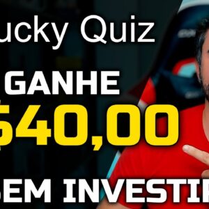 App Lucky Quiz - Ganhe R$40,00 No Pix - Aplicativo Para Ganhar Dinheiro