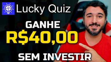App Lucky Quiz - Ganhe R$40,00 No Pix - Aplicativo Para Ganhar Dinheiro