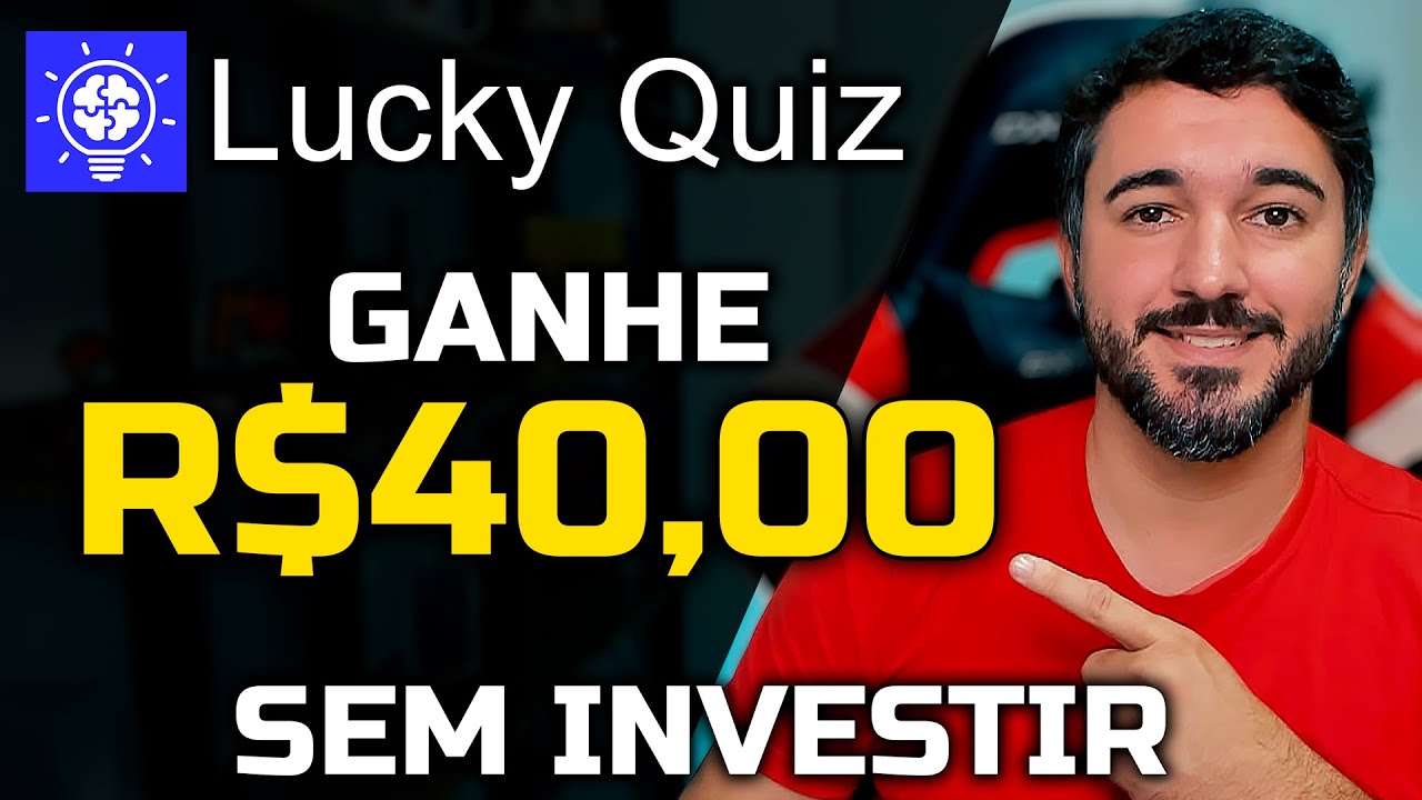 App Lucky Quiz - Ganhe R$40,00 No Pix - Aplicativo Para Ganhar Dinheiro