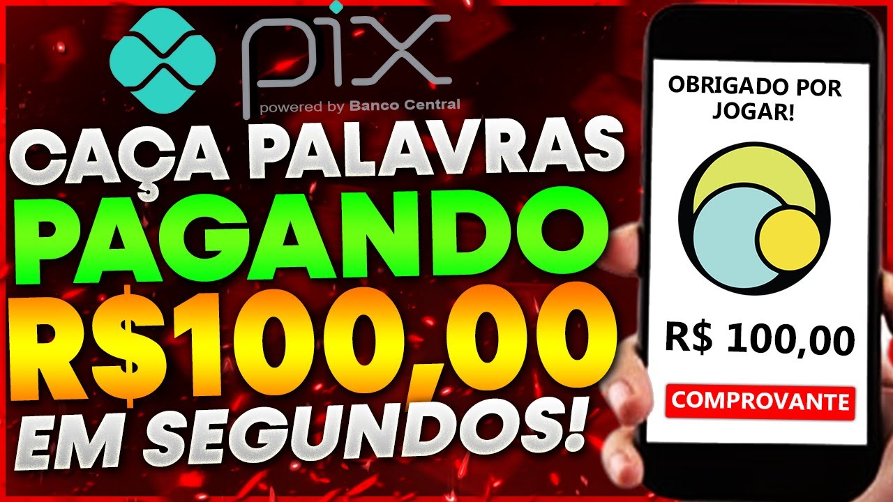 🔥NOVO CAÇA PALAVRAS PAGANDO R$100,00 EM SEGUNDOS! JOGOS QUE GANHA DINHEIRO DE VERDADE 2023