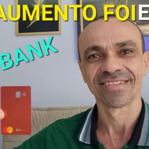 C6 BANK ACABOUVDE AUMENTAR O MEU LIMITE DO CARTÃO DE CRÉDITO