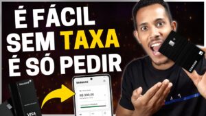 💳AINDA TÁ FÁCIL | CARTÃO SAMSUNG VISA SEM TAXA DE ANUIDADE APROVANDO NA HORA