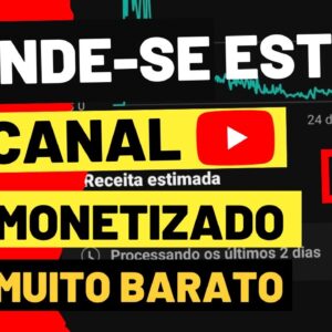 CANAL MONETIZADO A VENDA | COMO COMPRAR UM CANAL NO YOUTUBE MONETIZADO NO YOUTUBE