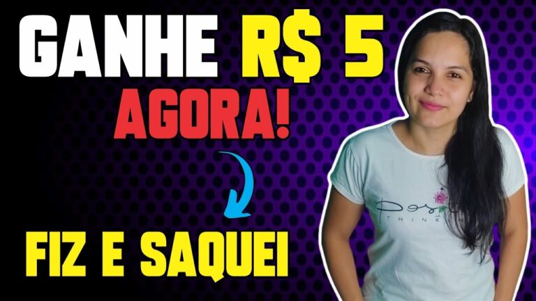 🤑 CORRE! GANHE R$5 AGORA COM ESSA NOVA PROMOÇÃO