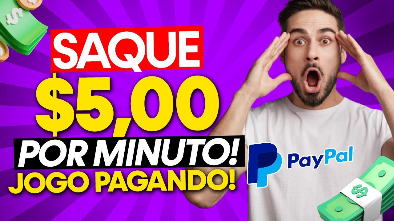 ✅Jogo Pagando $5,00 POR MINUTO! SAQUE NA HORA! JOGOS QUE GANHA DINHEIRO DE VERDADE