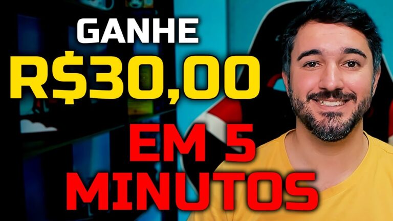 Ganhe R$30,00 Via Pix Em 5 Minutos - Como Ganhar Dinheiro Na Internet